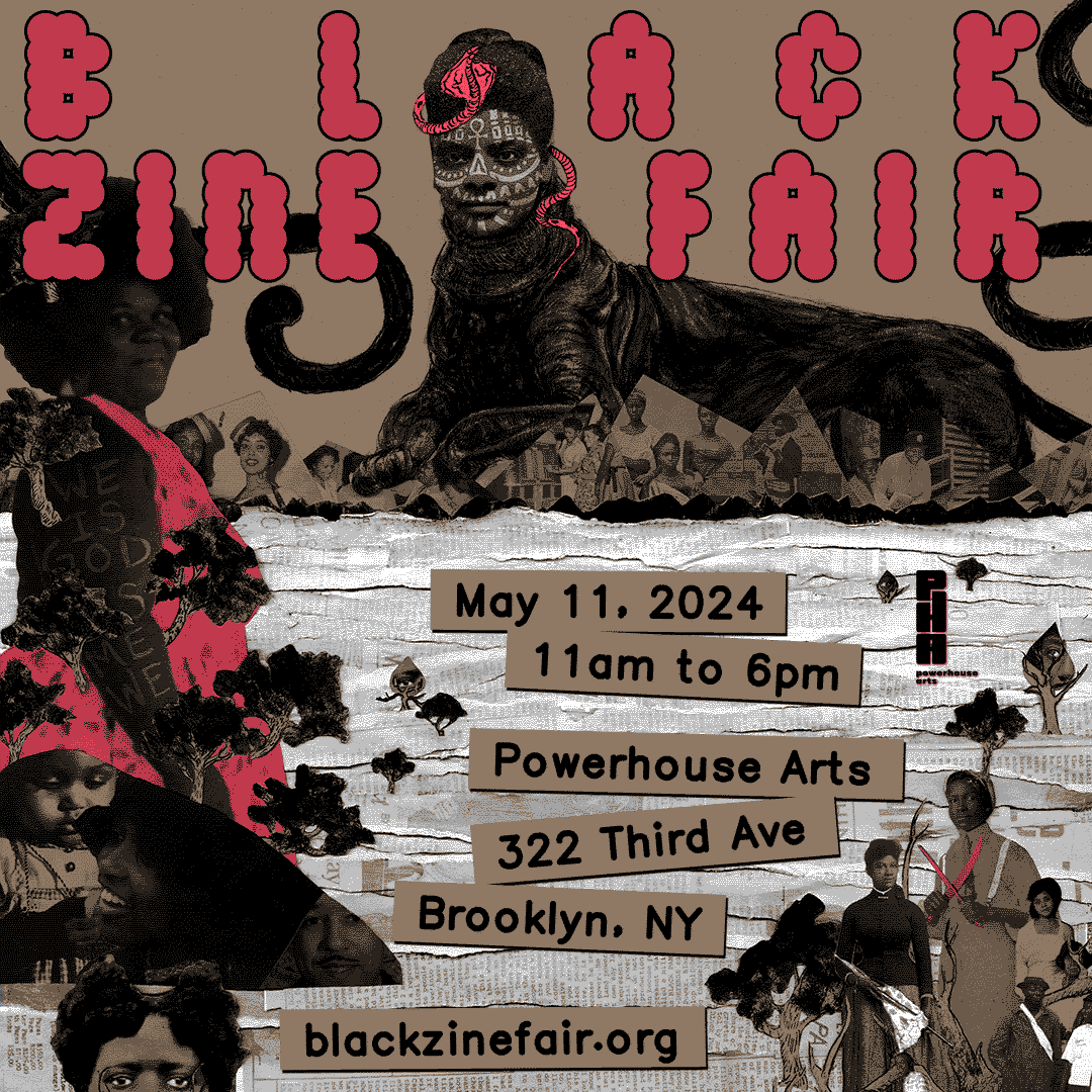 Black Zine Fair poster 2026